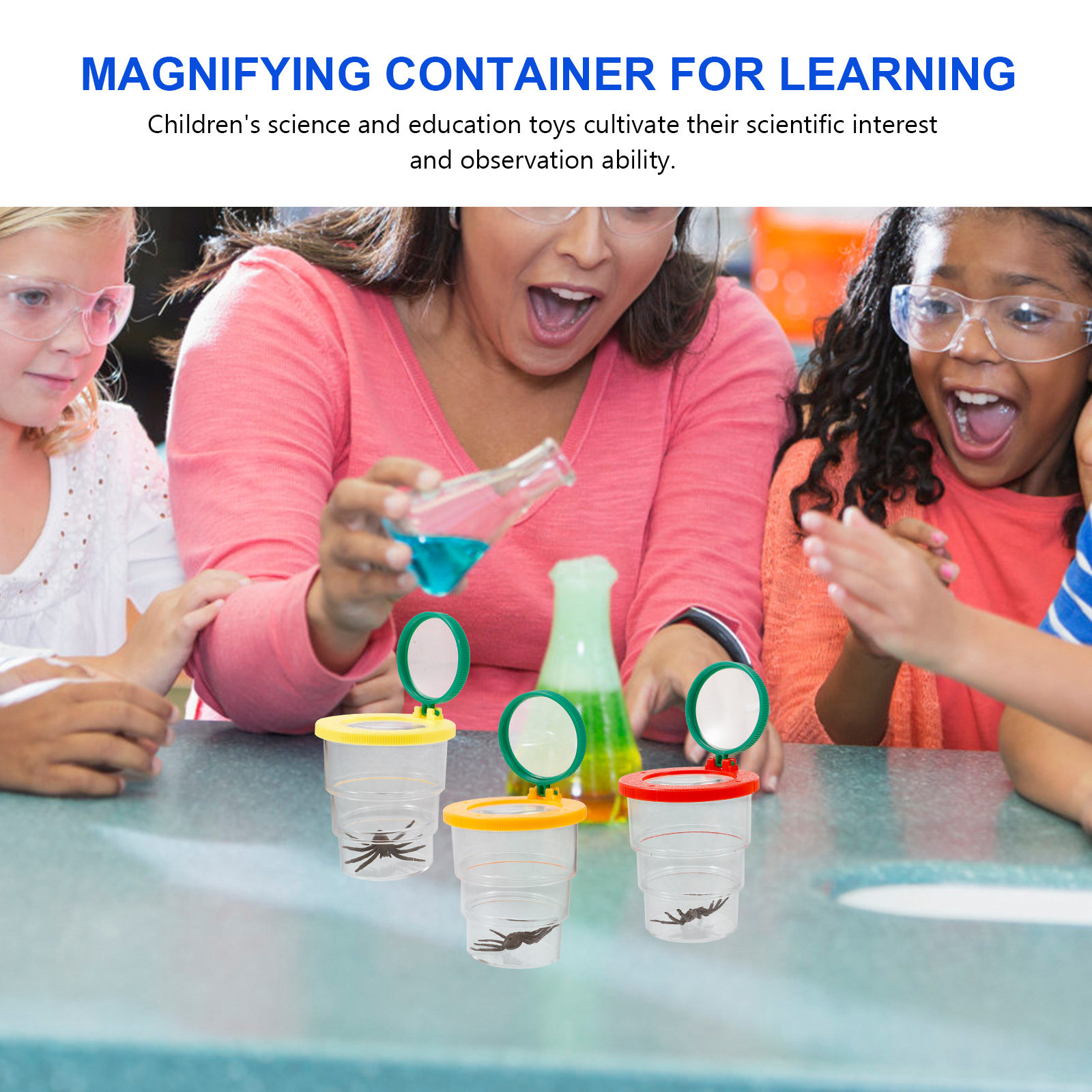 3Pcs Magnifier Box for Observi – Science Toy recenzja i cena