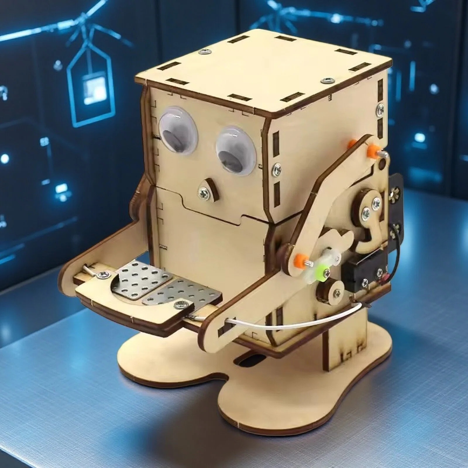 Coin Swallowing Eating Robot M – Science Diy Model recenzja i cena