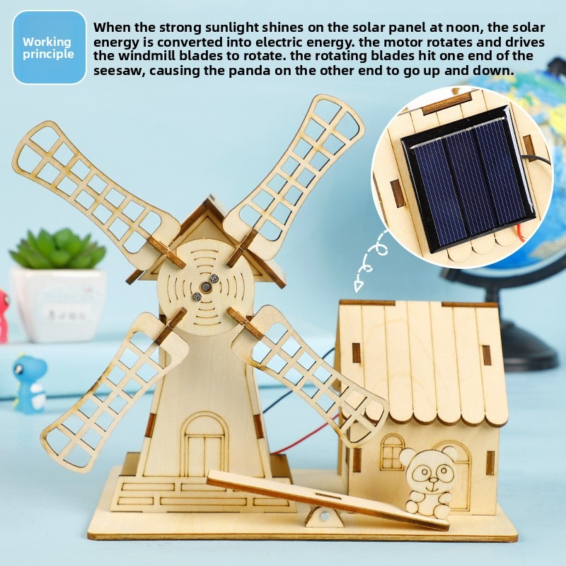 Solar windmill houses, childre – Science Max recenzja i cena