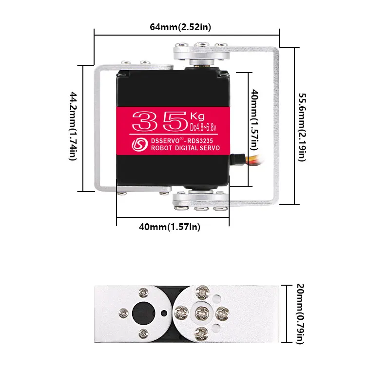 4Set 35kg.cm Robot Digital Ser – Robot Arm Motor recenzja i cena